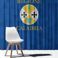 Personalized Italy Calabria Window Curtain Inspiration Flags Style