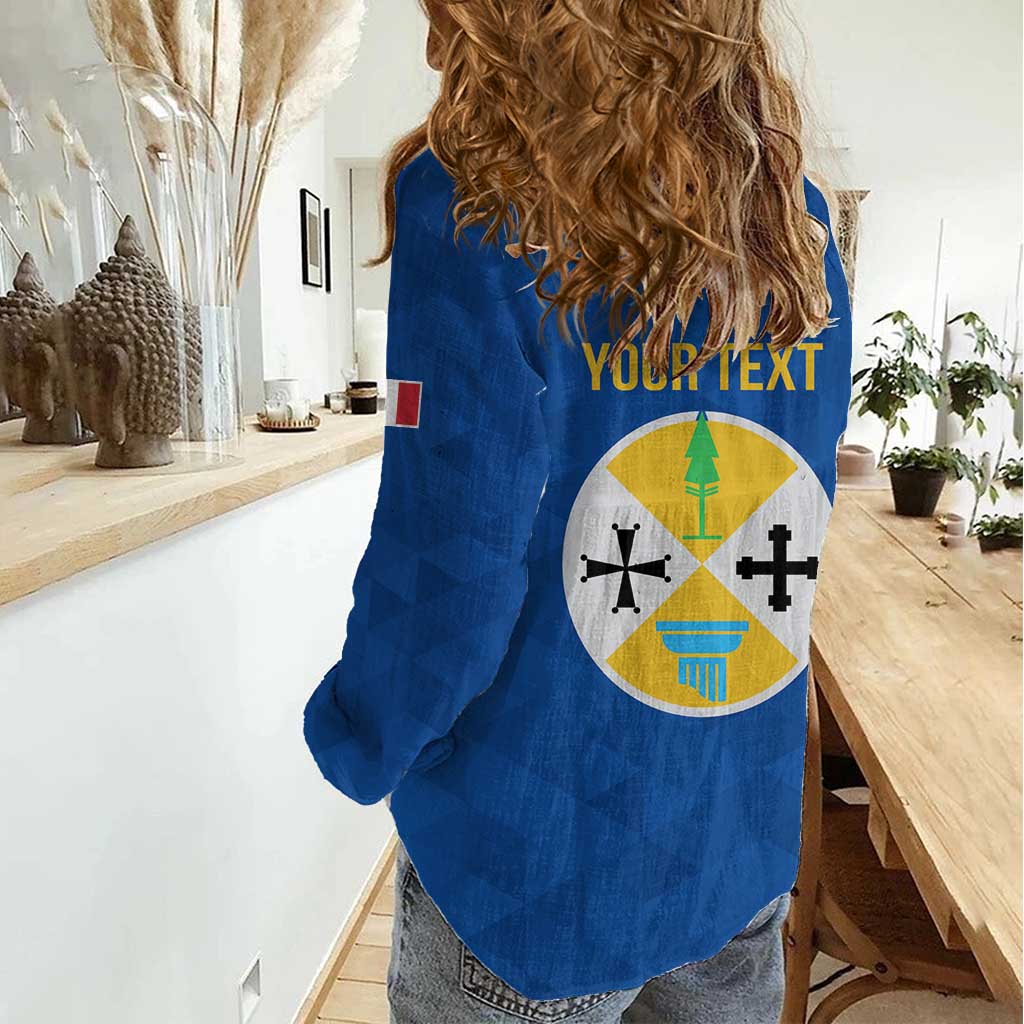 Personalized Italy Calabria Women Casual Shirt Inspiration Flags Style