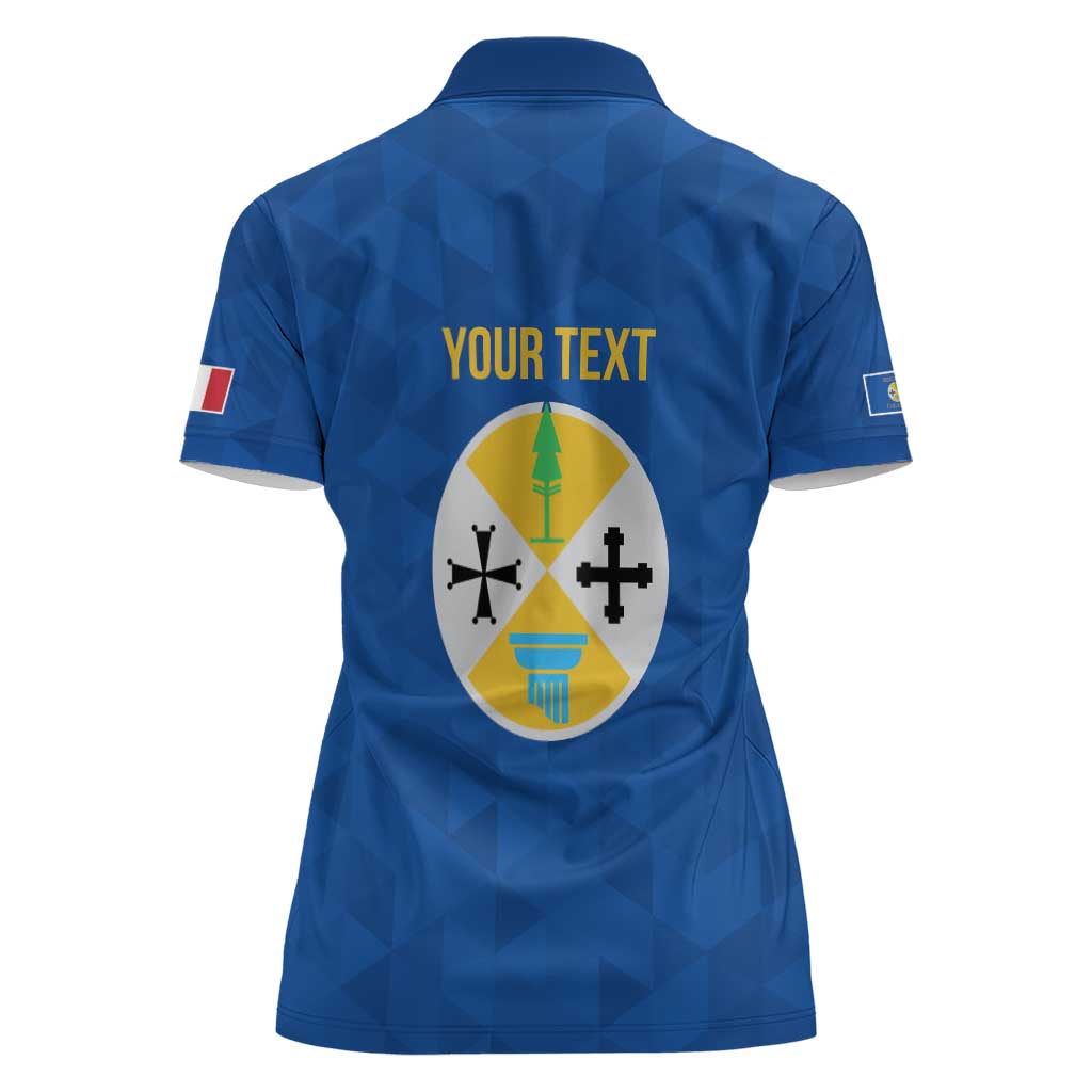 Personalized Italy Calabria Women Polo Shirt Inspiration Flags Style