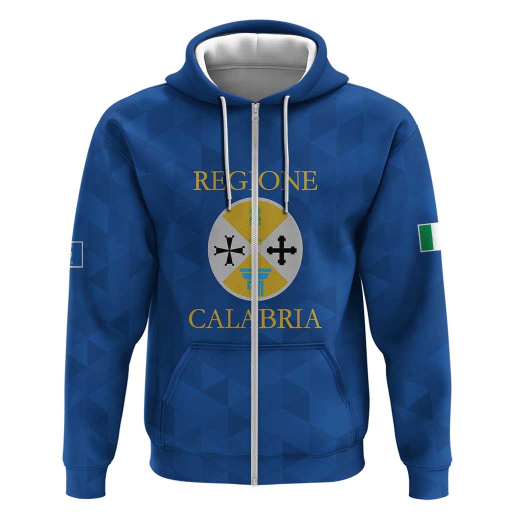 Personalized Italy Calabria Zip Hoodie Inspiration Flags Style