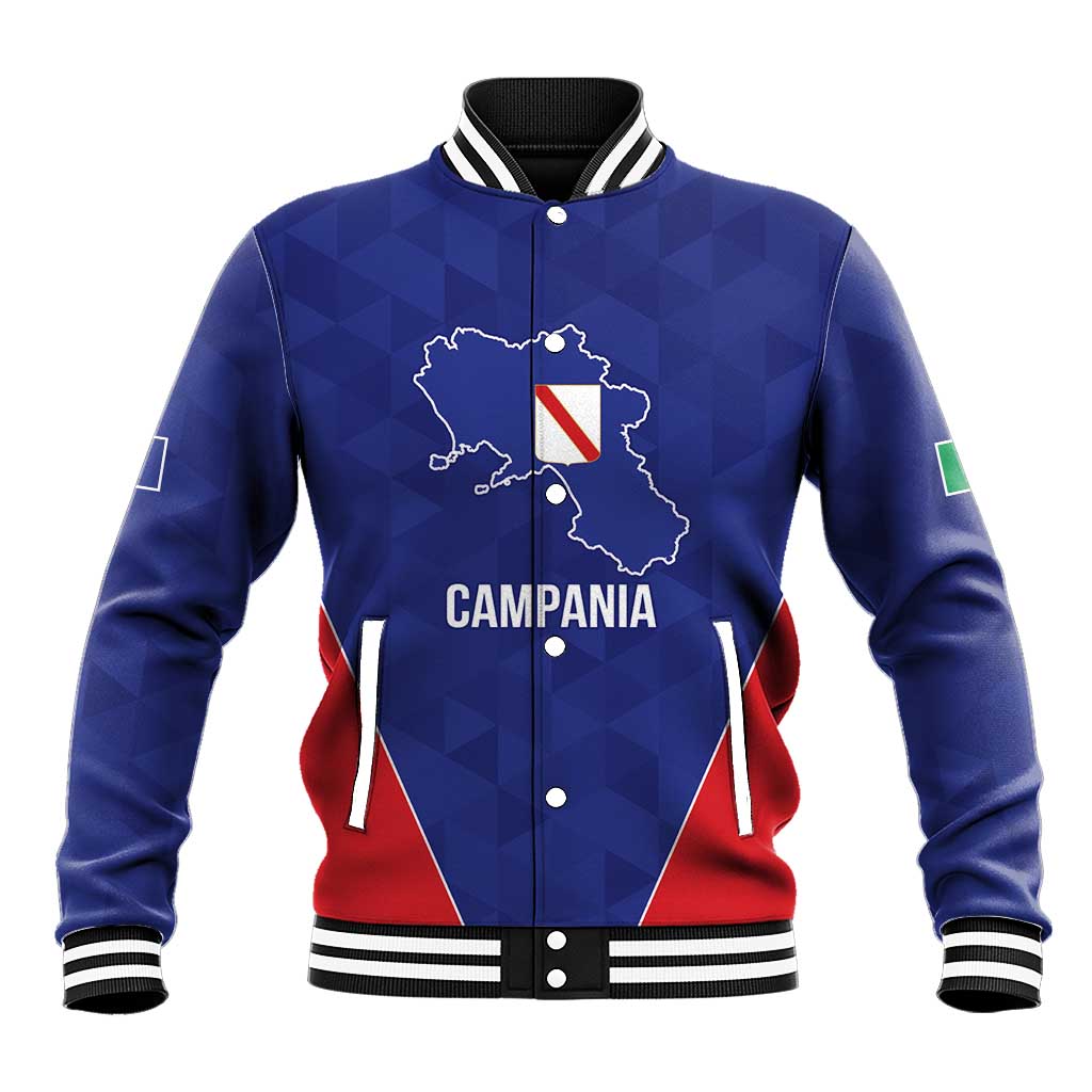 Personalized Italy Campania Baseball Jacket Inspiration Flags Style