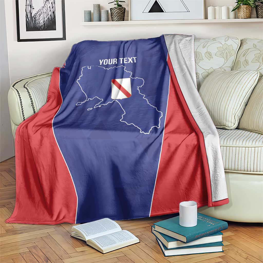 Personalized Italy Campania Blanket Inspiration Flags Style