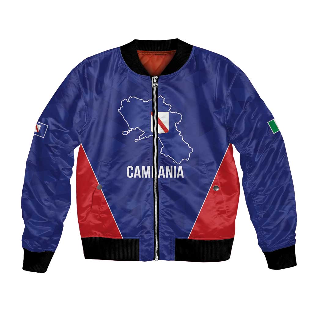 Personalized Italy Campania Bomber Jacket Inspiration Flags Style