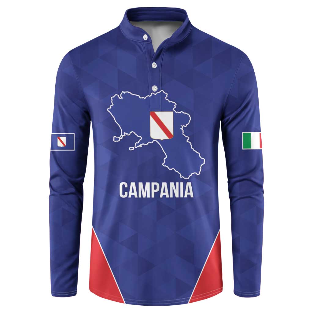 Personalized Italy Campania Button Sweatshirt Inspiration Flags Style