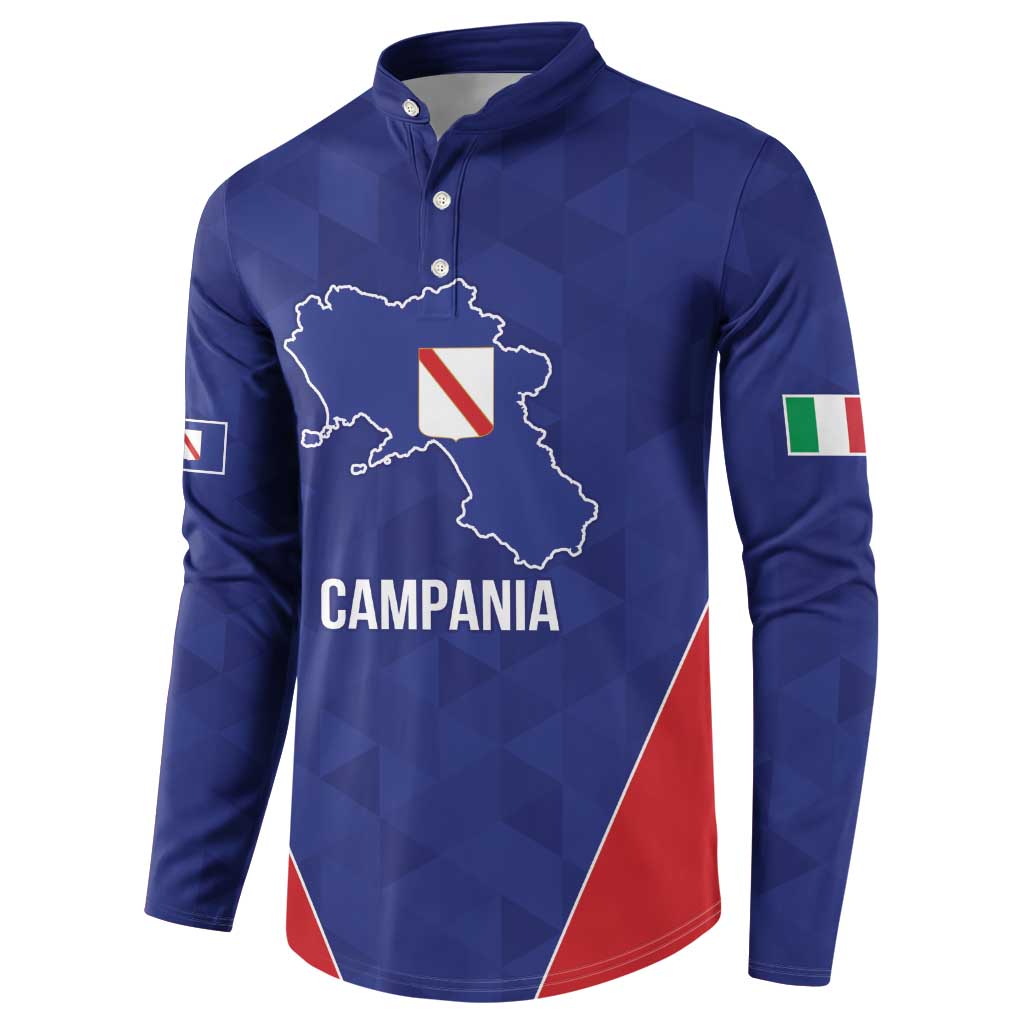 Personalized Italy Campania Button Sweatshirt Inspiration Flags Style
