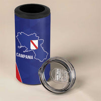 Personalized Italy Campania 4 in 1 Can Cooler Tumbler Inspiration Flags Style