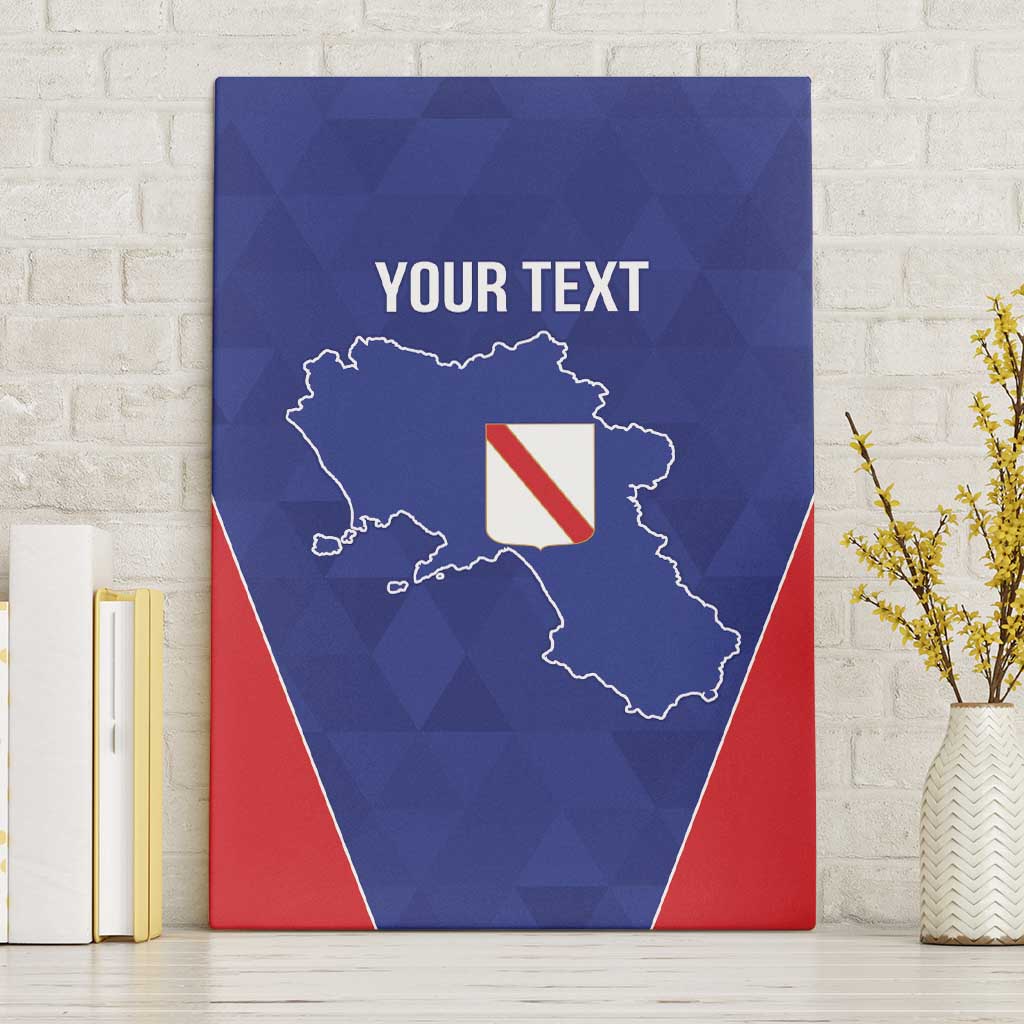 Personalized Italy Campania Canvas Wall Art Inspiration Flags Style