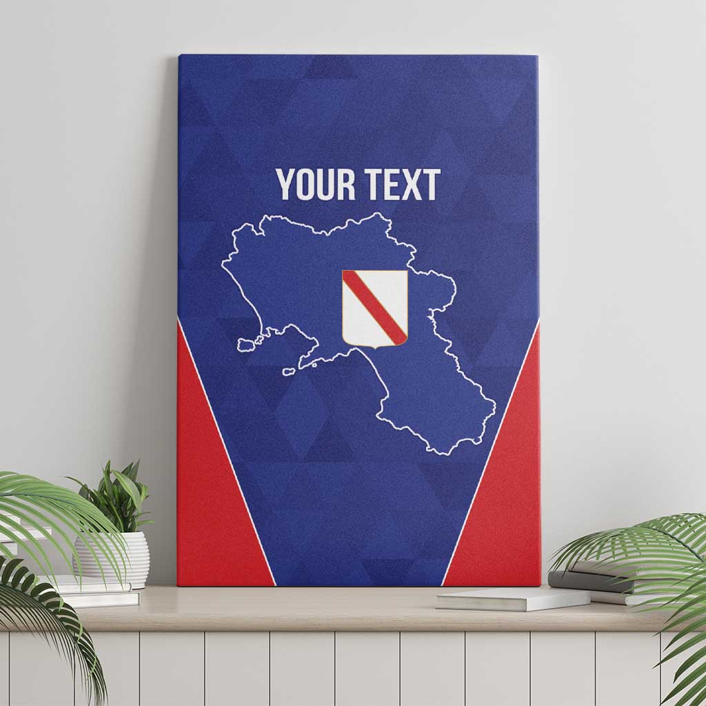 Personalized Italy Campania Canvas Wall Art Inspiration Flags Style