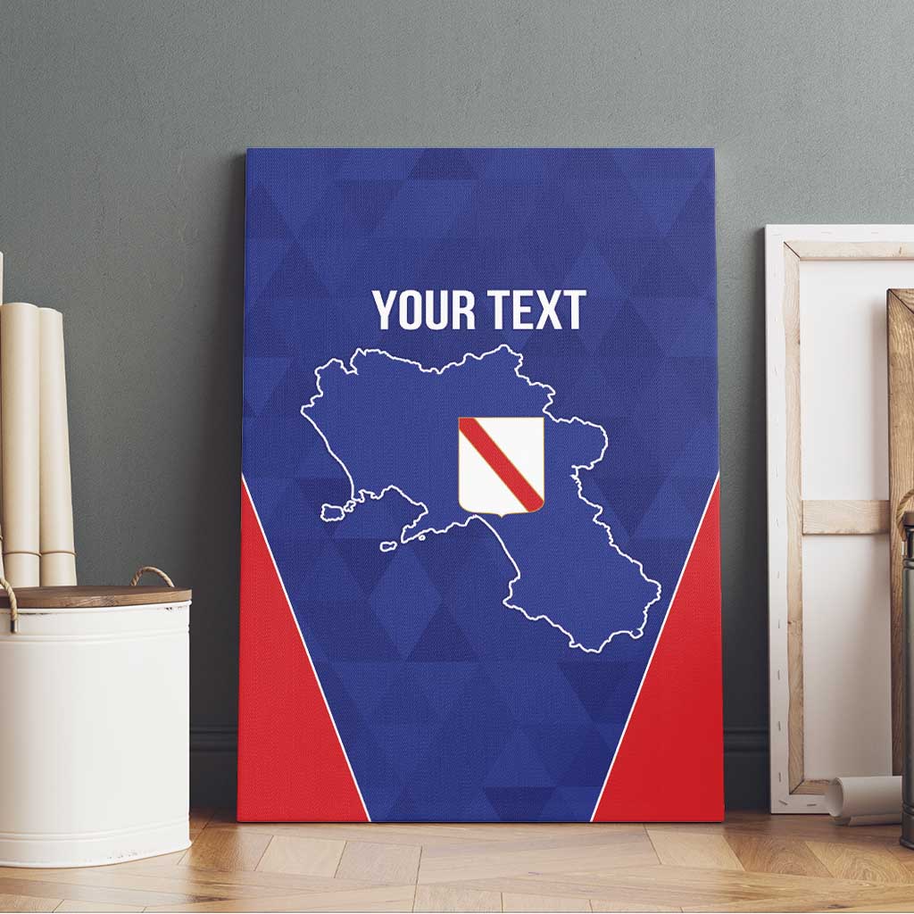 Personalized Italy Campania Canvas Wall Art Inspiration Flags Style