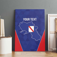 Personalized Italy Campania Canvas Wall Art Inspiration Flags Style