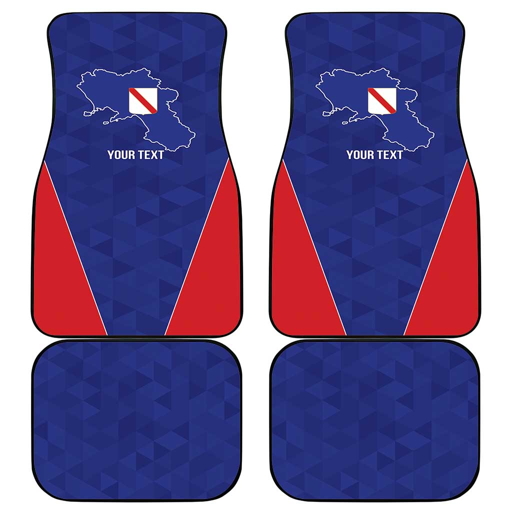 Personalized Italy Campania Car Mats Inspiration Flags Style