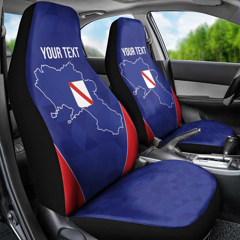Personalized Italy Campania Car Seat Cover Inspiration Flags Style