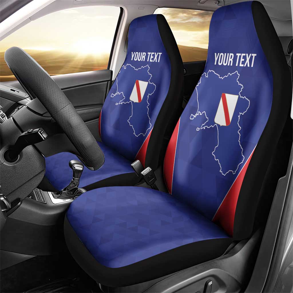 Personalized Italy Campania Car Seat Cover Inspiration Flags Style