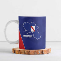Personalized Italy Campania Ceramic Mug Inspiration Flags Style - Wonder Print Shop