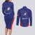 Personalized Italy Campania Couples Matching Long Sleeve Bodycon Dress and Long Sleeve Button Shirt Inspiration Flags Style