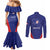 Personalized Italy Campania Couples Matching Mermaid Dress and Long Sleeve Button Shirt Inspiration Flags Style
