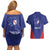 Personalized Italy Campania Couples Matching Off Shoulder Short Dress and Hawaiian Shirt Inspiration Flags Style