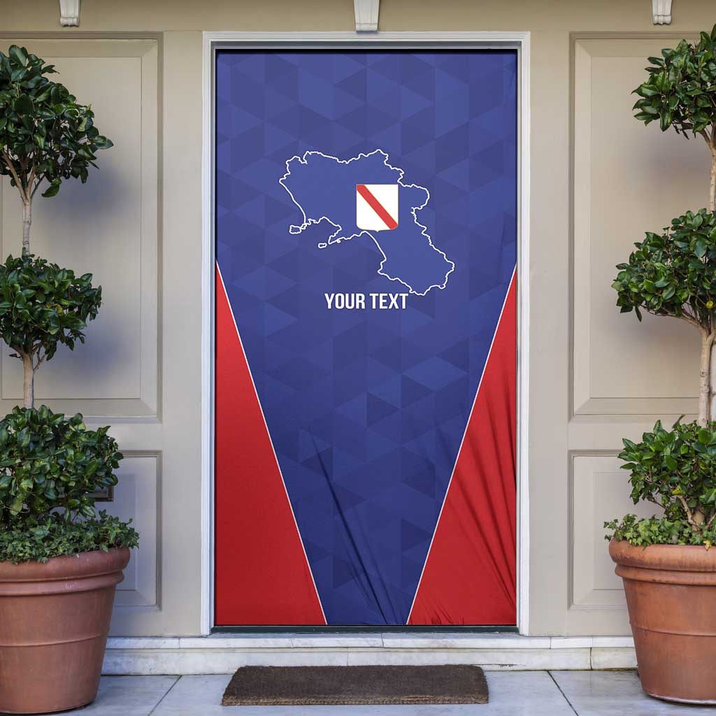 Personalized Italy Campania Door Cover Inspiration Flags Style - Wonder Print Shop