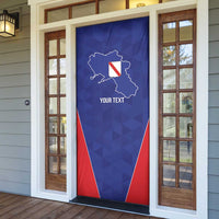 Personalized Italy Campania Door Cover Inspiration Flags Style - Wonder Print Shop