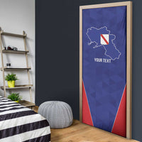 Personalized Italy Campania Door Cover Inspiration Flags Style - Wonder Print Shop
