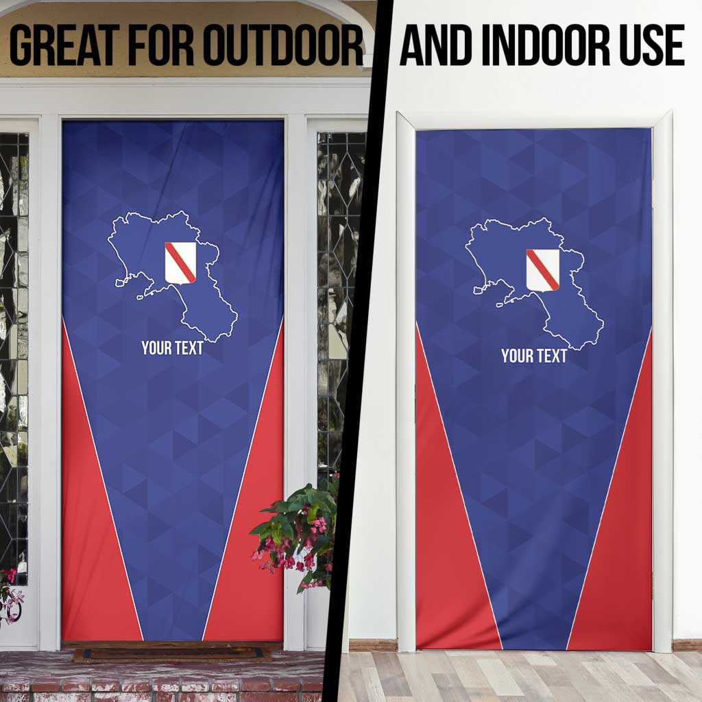 Personalized Italy Campania Door Cover Inspiration Flags Style - Wonder Print Shop