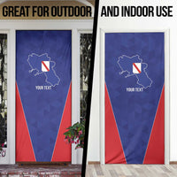 Personalized Italy Campania Door Cover Inspiration Flags Style - Wonder Print Shop