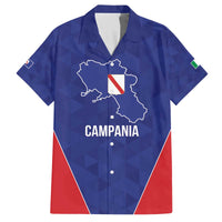 Personalized Italy Campania Family Matching Off The Shoulder Long Sleeve Dress and Hawaiian Shirt Inspiration Flags Style
