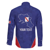 Personalized Italy Campania Family Matching Off The Shoulder Long Sleeve Dress and Hawaiian Shirt Inspiration Flags Style