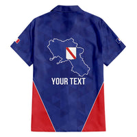 Personalized Italy Campania Family Matching Short Sleeve Bodycon Dress and Hawaiian Shirt Inspiration Flags Style