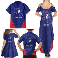 Personalized Italy Campania Family Matching Summer Maxi Dress and Hawaiian Shirt Inspiration Flags Style