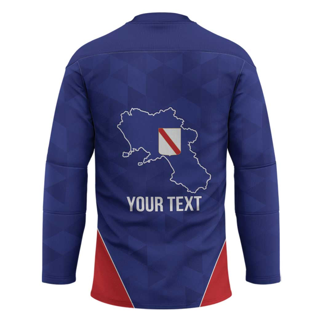Personalized Italy Campania Hockey Jersey Inspiration Flags Style - Wonder Print Shop