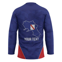 Personalized Italy Campania Hockey Jersey Inspiration Flags Style - Wonder Print Shop