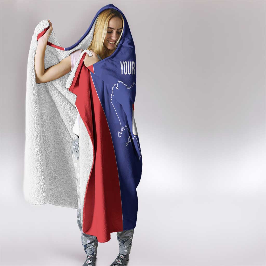 Personalized Italy Campania Hooded Blanket Inspiration Flags Style