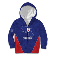Personalized Italy Campania Kid Hoodie Inspiration Flags Style