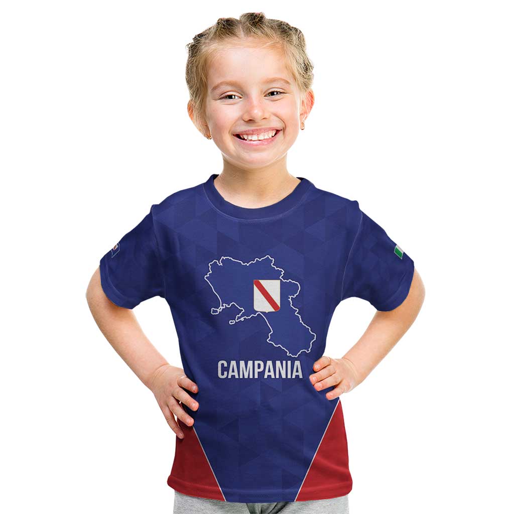 Personalized Italy Campania Kid T Shirt Inspiration Flags Style