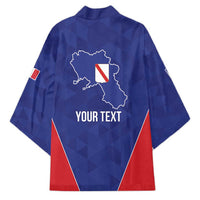 Personalized Italy Campania Kimono Inspiration Flags Style - Wonder Print Shop