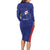 Personalized Italy Campania Long Sleeve Bodycon Dress Inspiration Flags Style