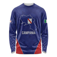 Personalized Italy Campania Long Sleeve Shirt Inspiration Flags Style