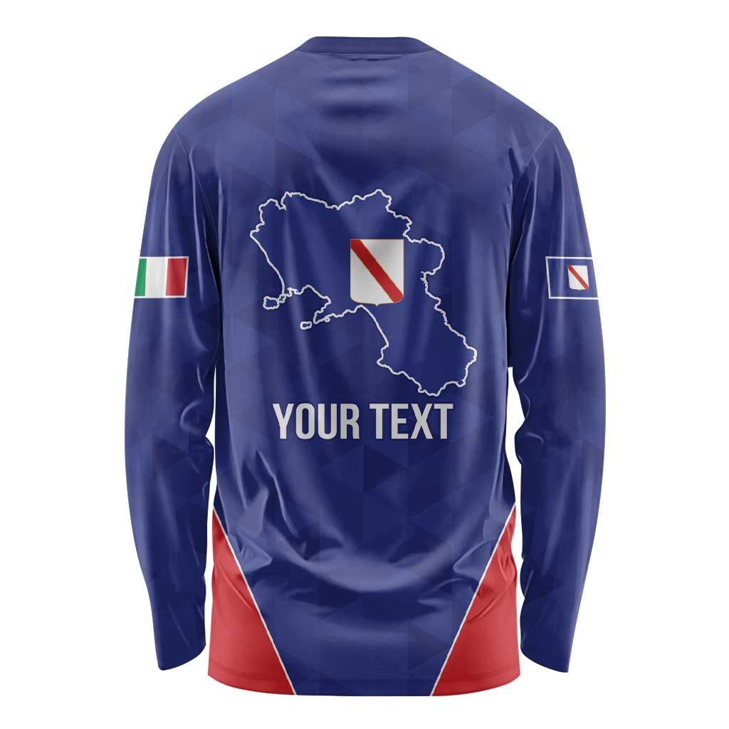 Personalized Italy Campania Long Sleeve Shirt Inspiration Flags Style