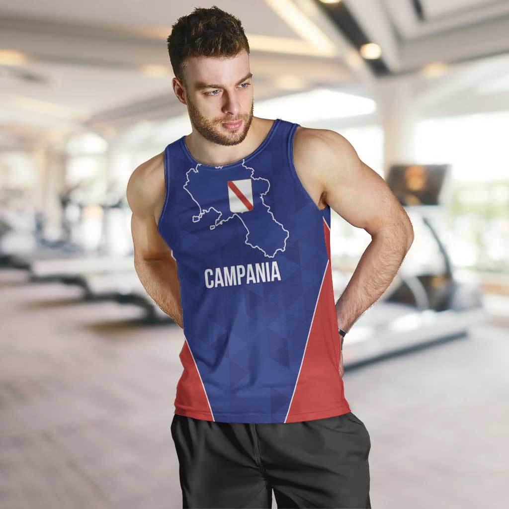 Personalized Italy Campania Men Tank Top Inspiration Flags Style