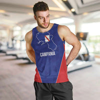 Personalized Italy Campania Men Tank Top Inspiration Flags Style