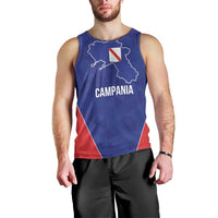 Personalized Italy Campania Men Tank Top Inspiration Flags Style
