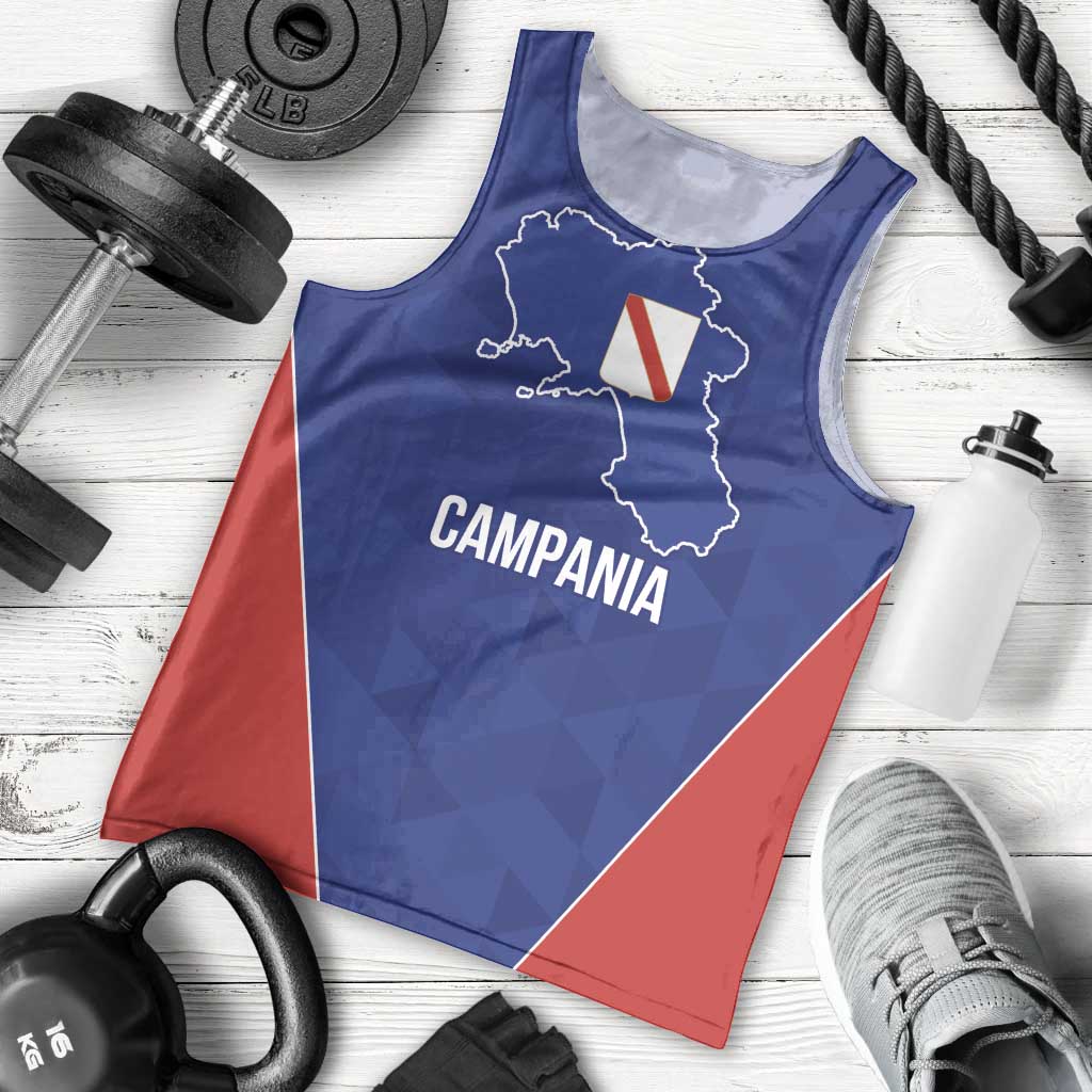 Personalized Italy Campania Men Tank Top Inspiration Flags Style
