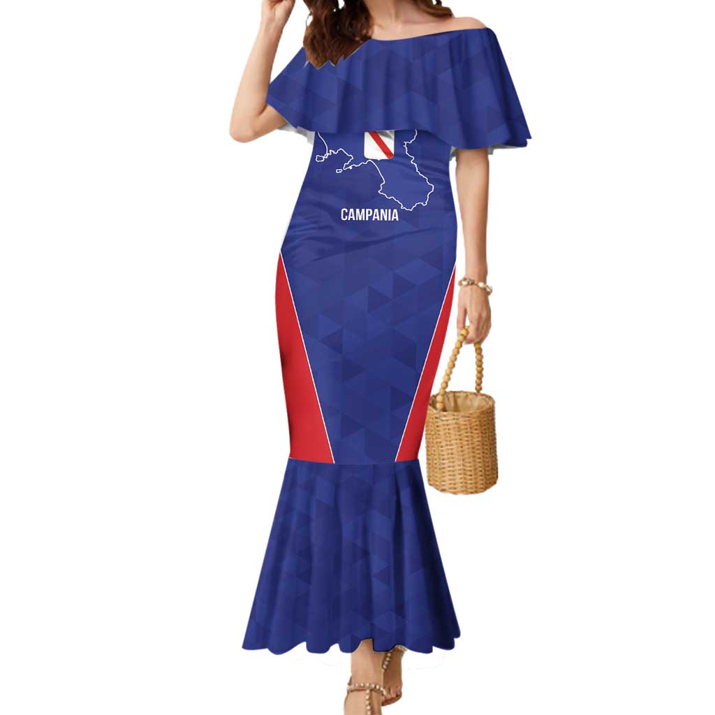 Personalized Italy Campania Mermaid Dress Inspiration Flags Style