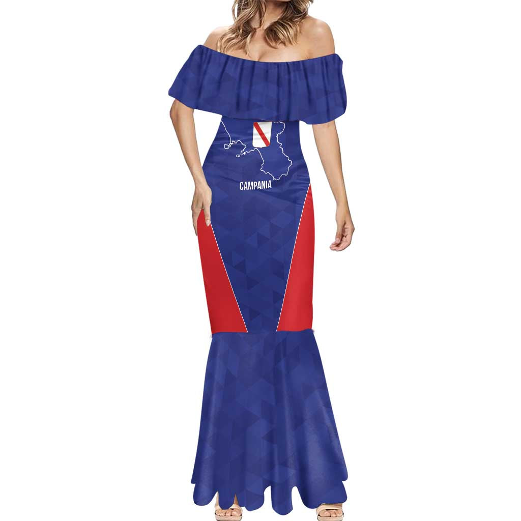 Personalized Italy Campania Mermaid Dress Inspiration Flags Style