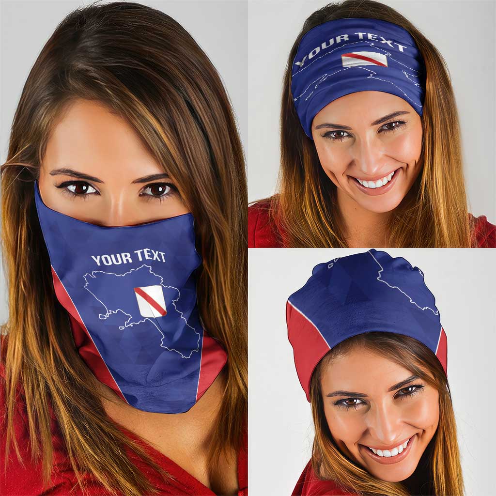 Personalized Italy Campania Neck Gaiter Inspiration Flags Style - Wonder Print Shop