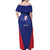 Personalized Italy Campania Off Shoulder Maxi Dress Inspiration Flags Style