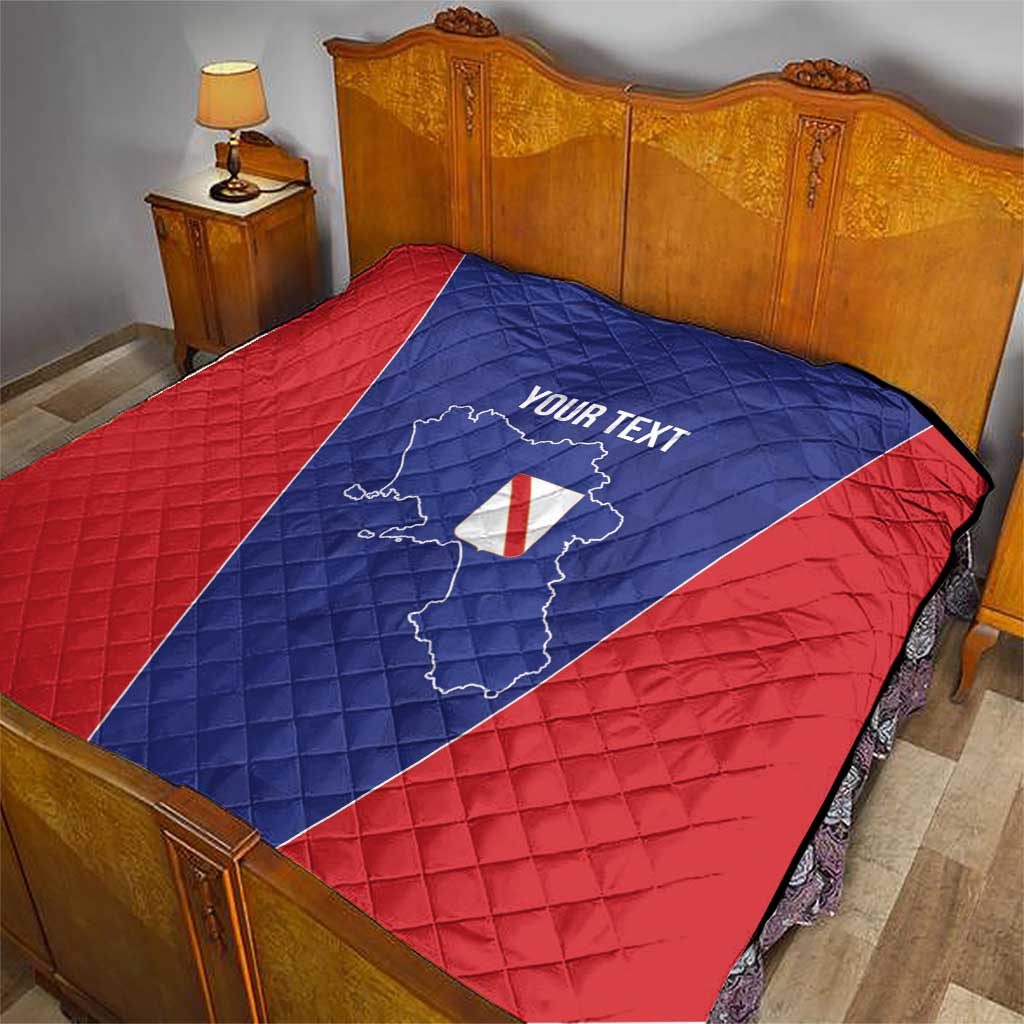 Personalized Italy Campania Quilt Inspiration Flags Style