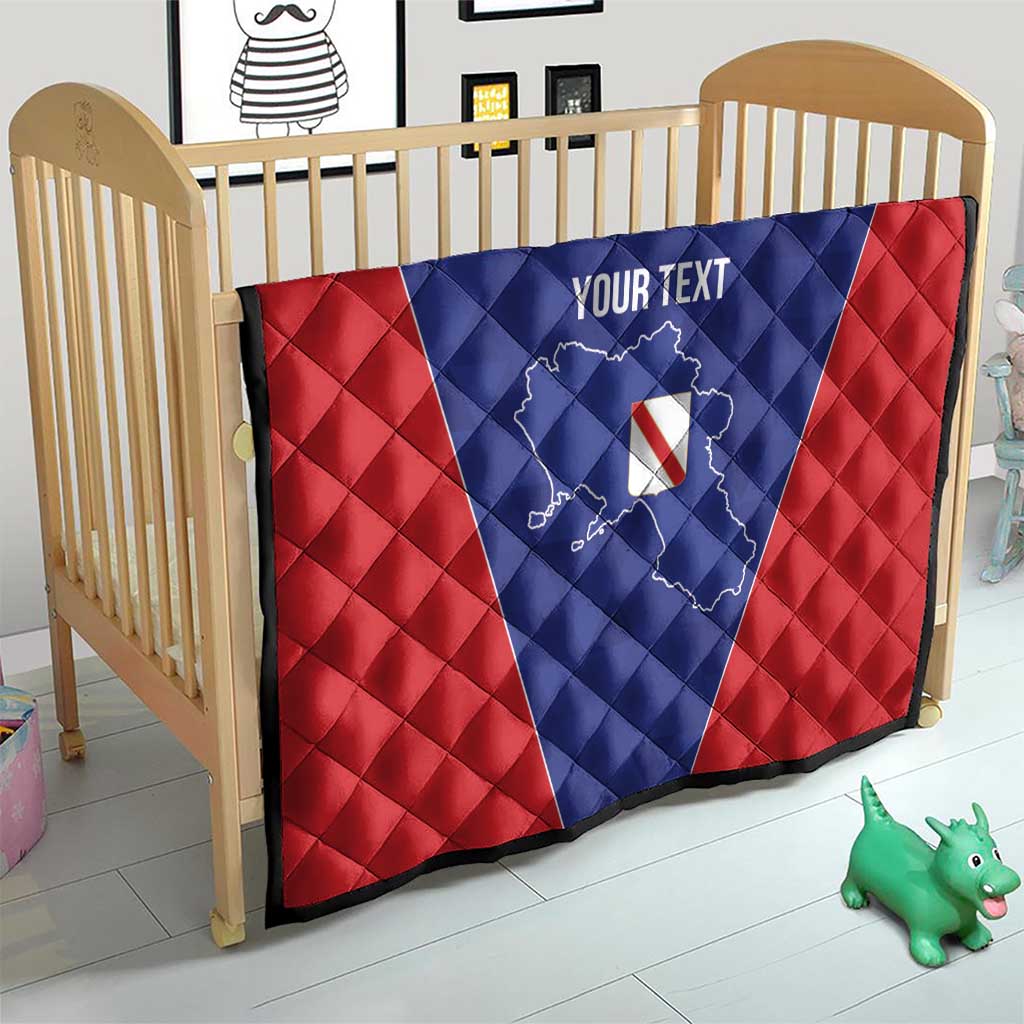 Personalized Italy Campania Quilt Inspiration Flags Style