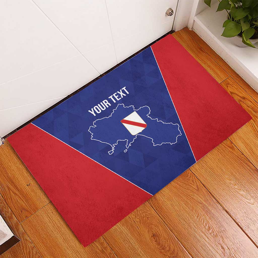 Personalized Italy Campania Rubber Doormat Inspiration Flags Style